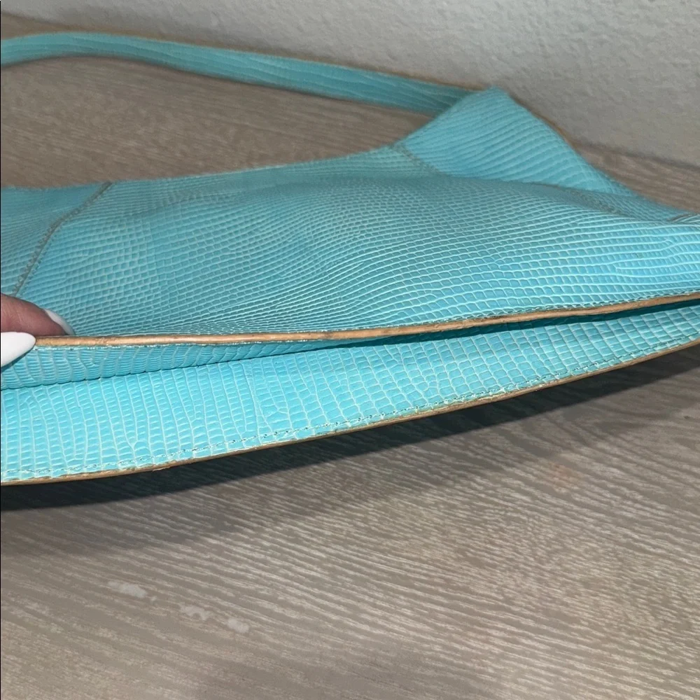 Monsac Vintage Original baby blue Handbag, Shoulder Bag